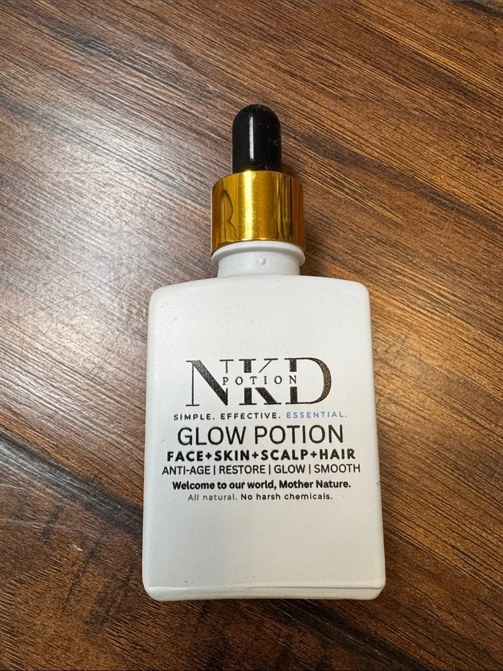 NKD Beauty Glow Potion Face & Body Illuminating Oil 1 oz